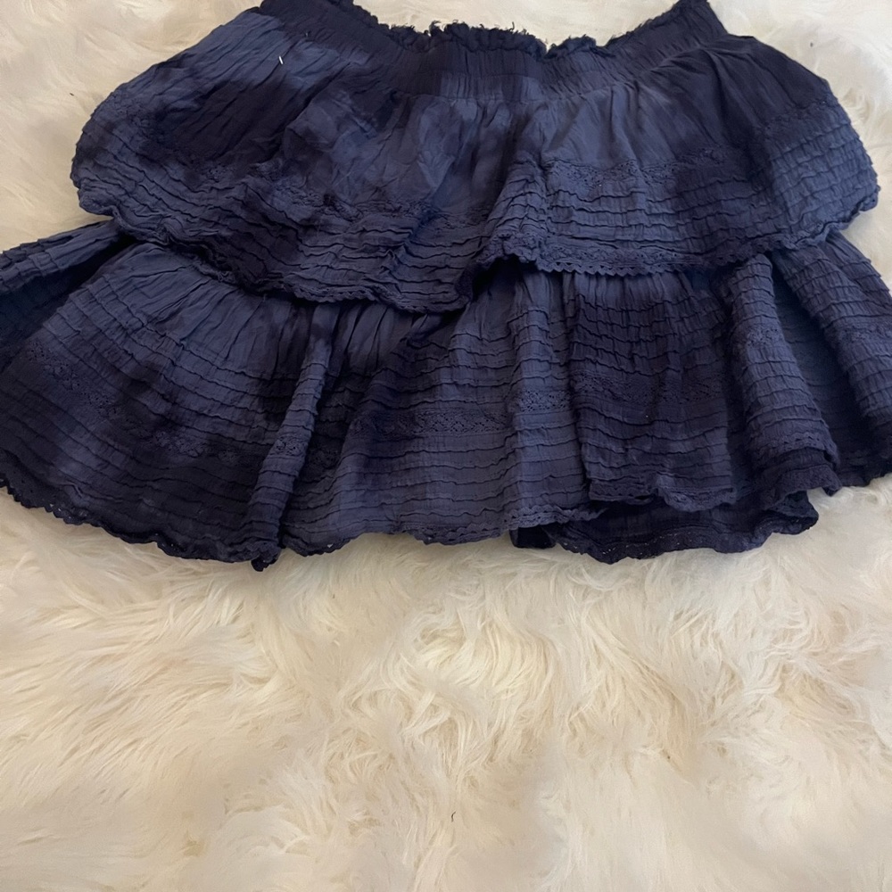 Aerie size medium tie die layered skirt